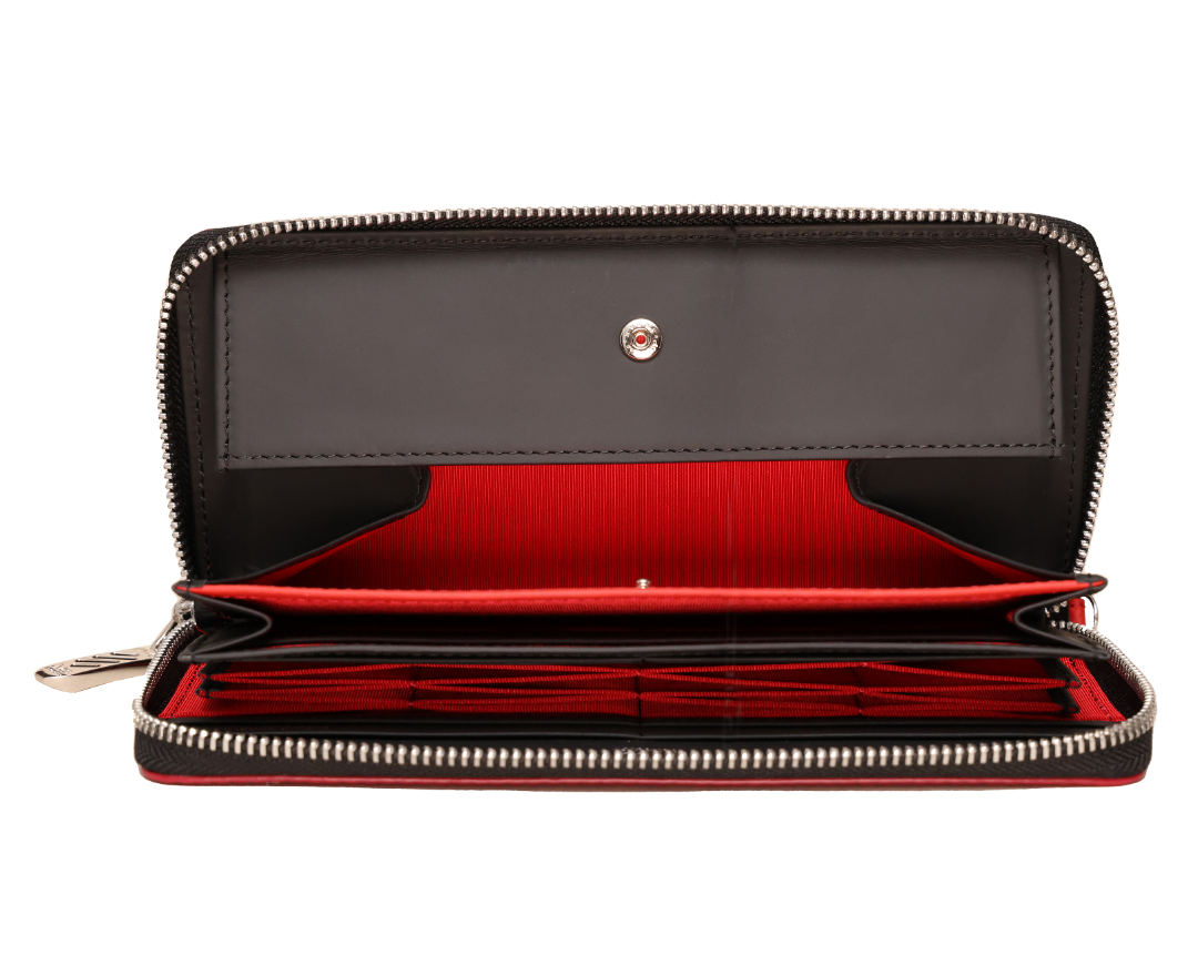 Long zip-around wallet HONEYCELL®