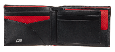 Saal(サール) Bifold wallet with card case No.3942-04 開き