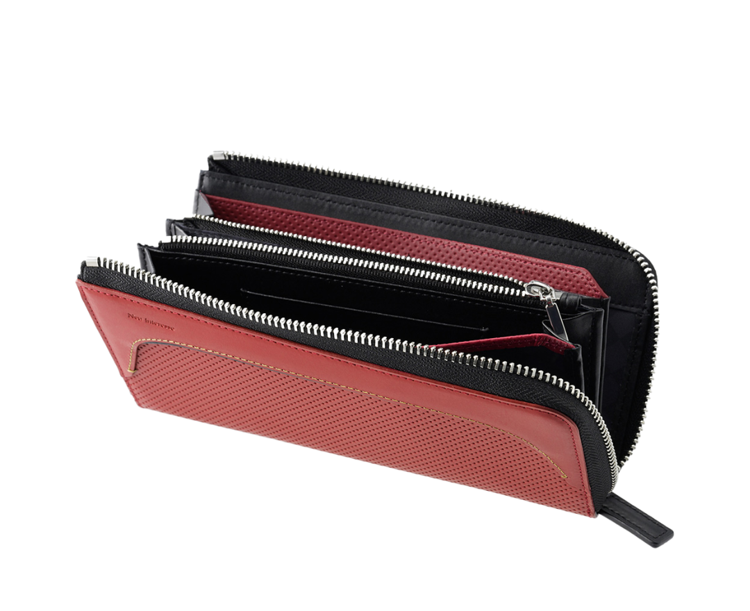 Long zip-around wallet HONEYCELL®