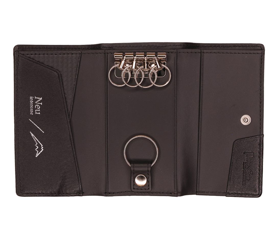  Trifold wallet with key case