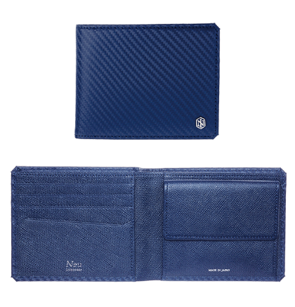 Grafite グラフィーテ Bifold wallet with coin case No.3041-05